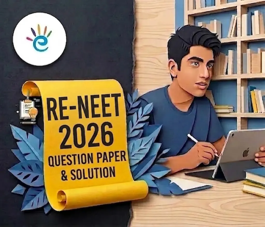  Re-NEET 2026 Question Paper with Solution: PDF Download, Answer Key & Paper Analysis (June 21)